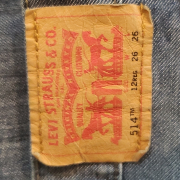 Levi's Rare 514 Women's Slim Straight Jeans 100% Cotten - Picture 3 of 7